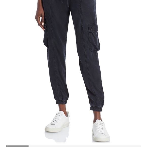 Bella Dahl black lightweight and airy Hoover pants with side pockets - Picture 4 of 9